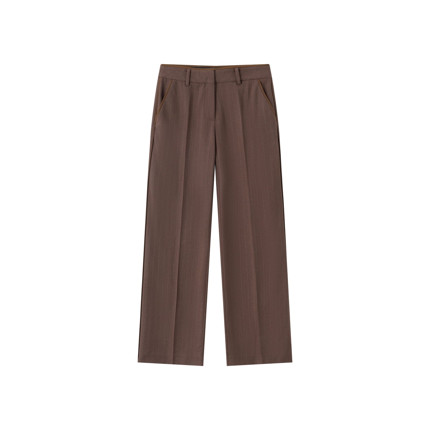 Jenna Trouser - Cinnamon Stripe
