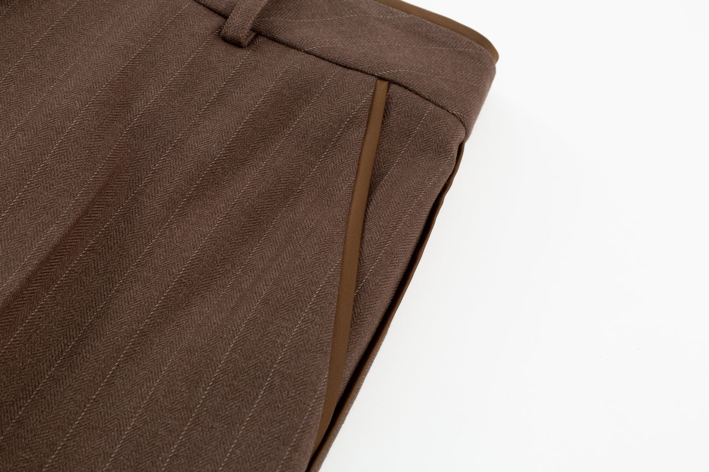 Jenna Trouser - Cinnamon Stripe