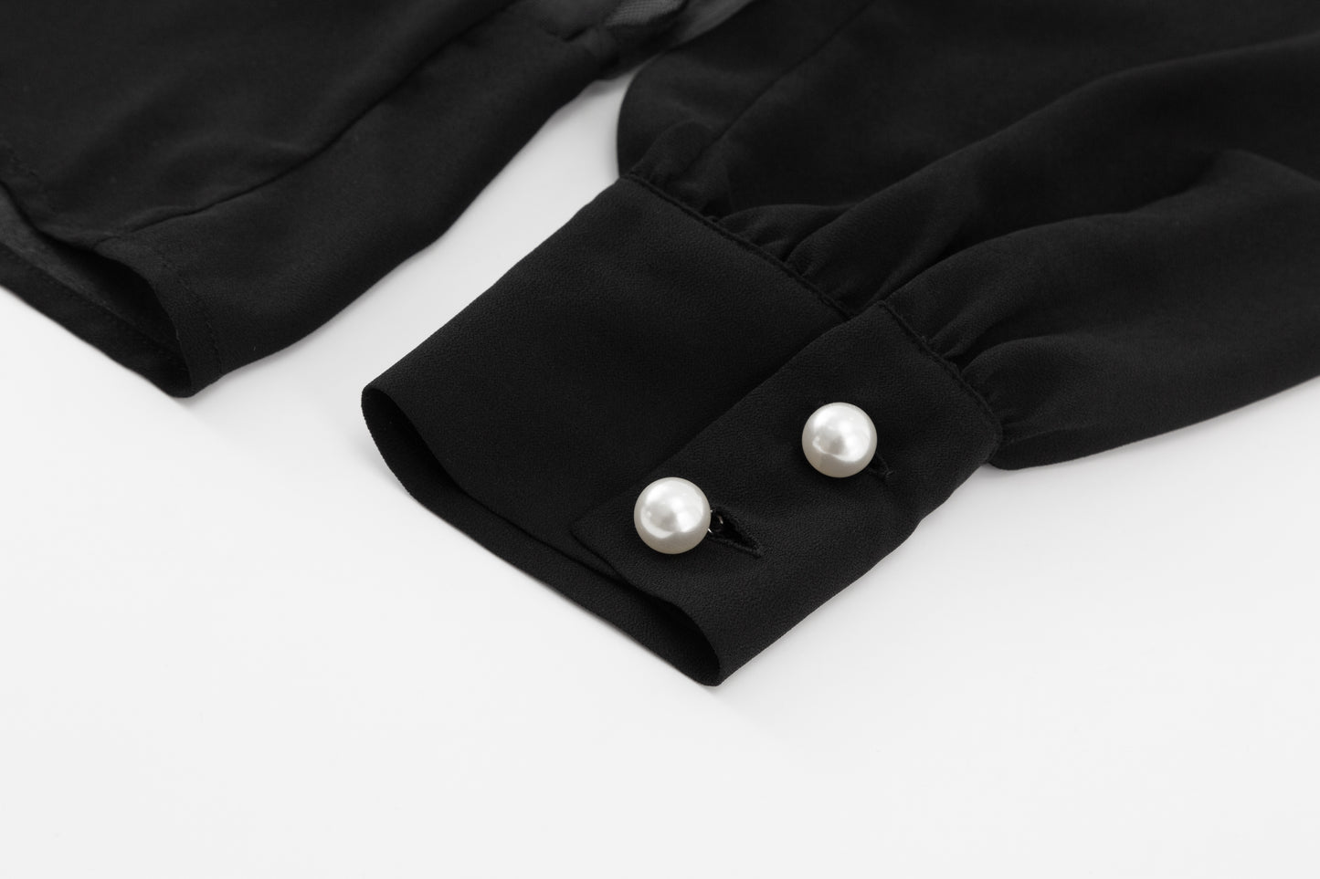 Riley Tux Blouse - Black