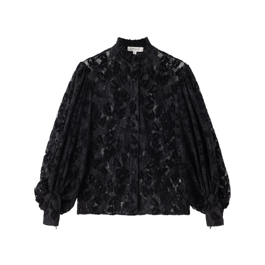Vivian Lace Blouse - Black