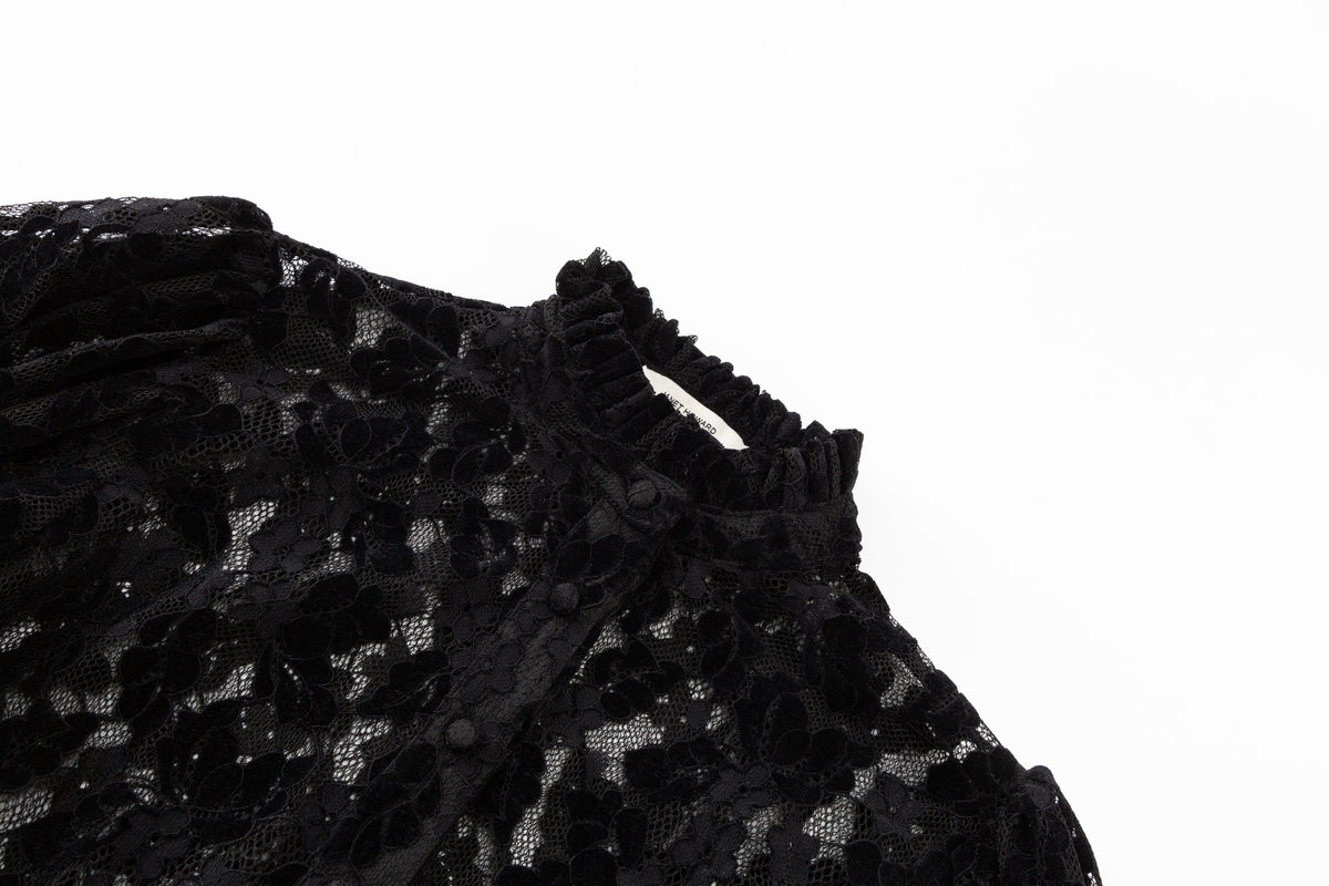 Vivian Lace Blouse - Black