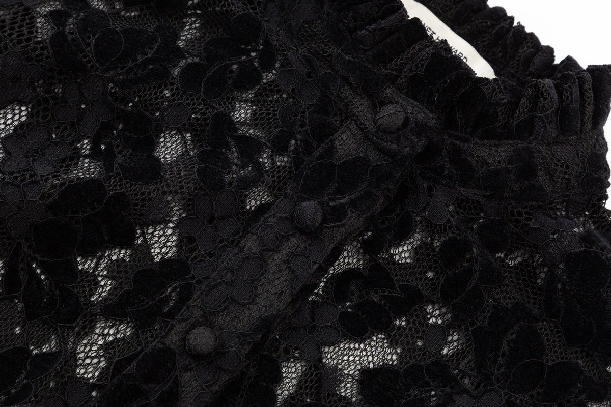 Vivian Lace Blouse - Black