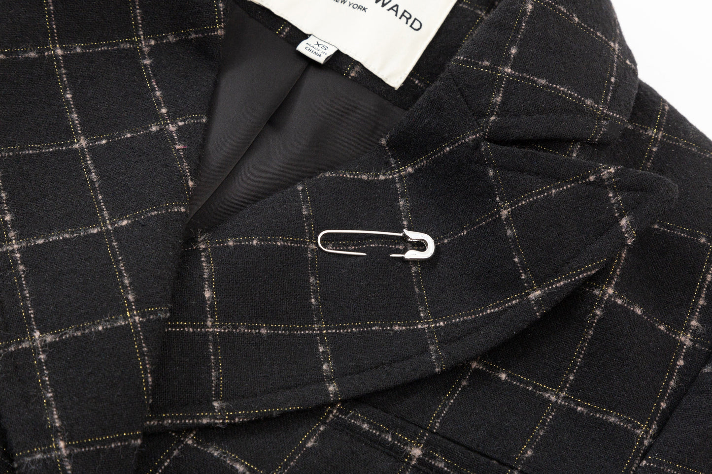 Nadia D.B. Blazer - Black Plaid