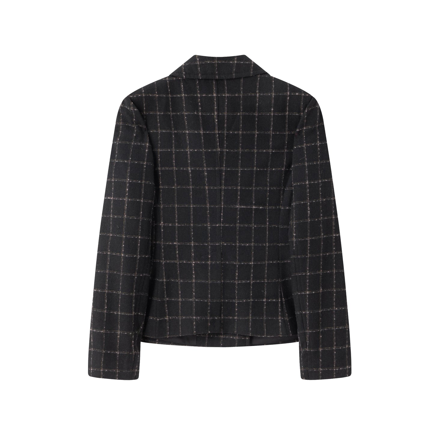 Nadia D.B. Blazer - Black Plaid