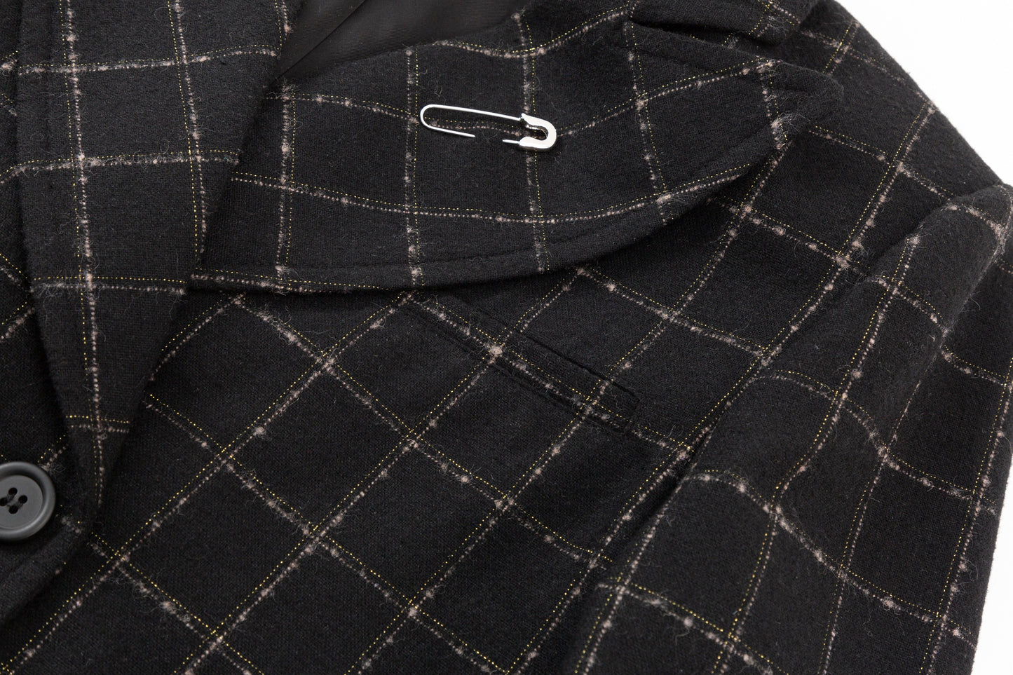 Nadia D.B. Blazer - Black Plaid