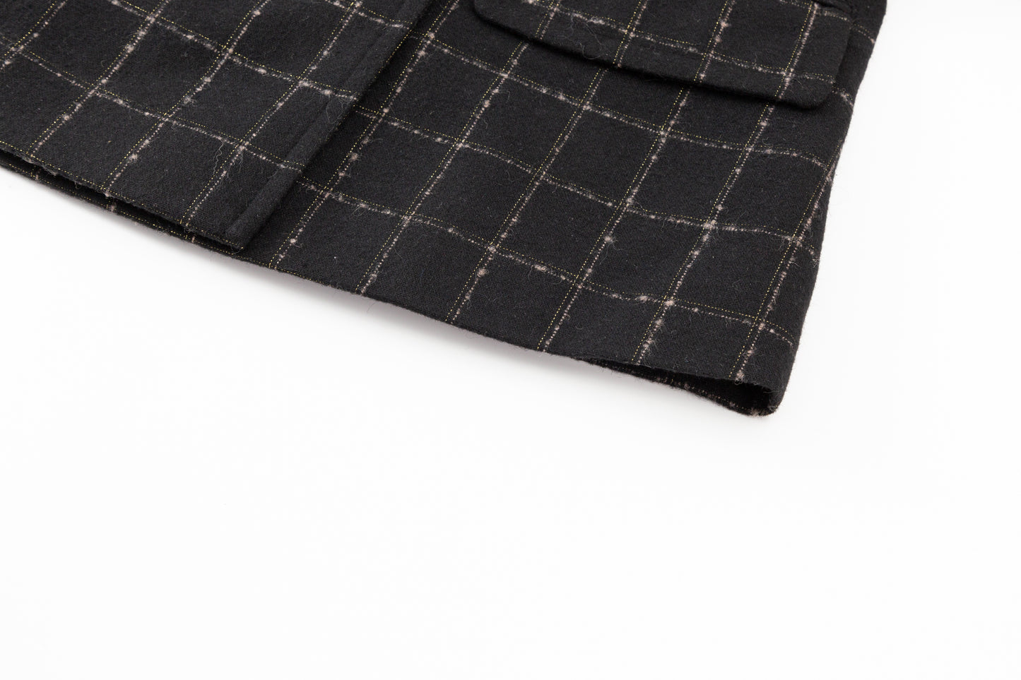 Nadia D.B. Blazer - Black Plaid