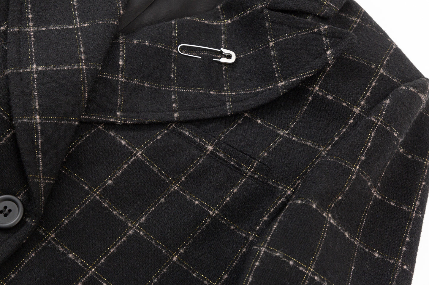 Nadia D.B. Blazer - Black Plaid