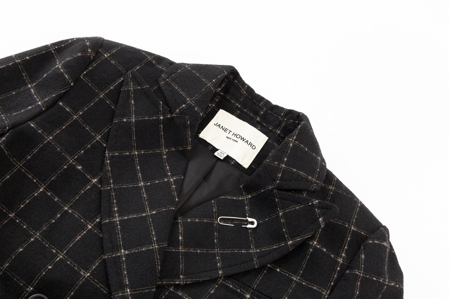 Nadia D.B. Blazer - Black Plaid