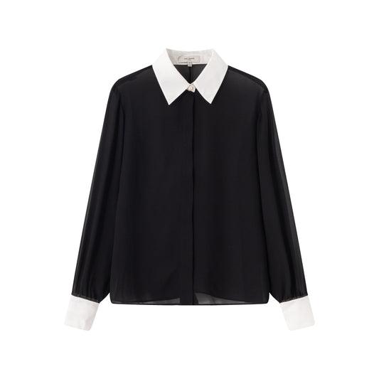 Carter Blouse - Black / White
