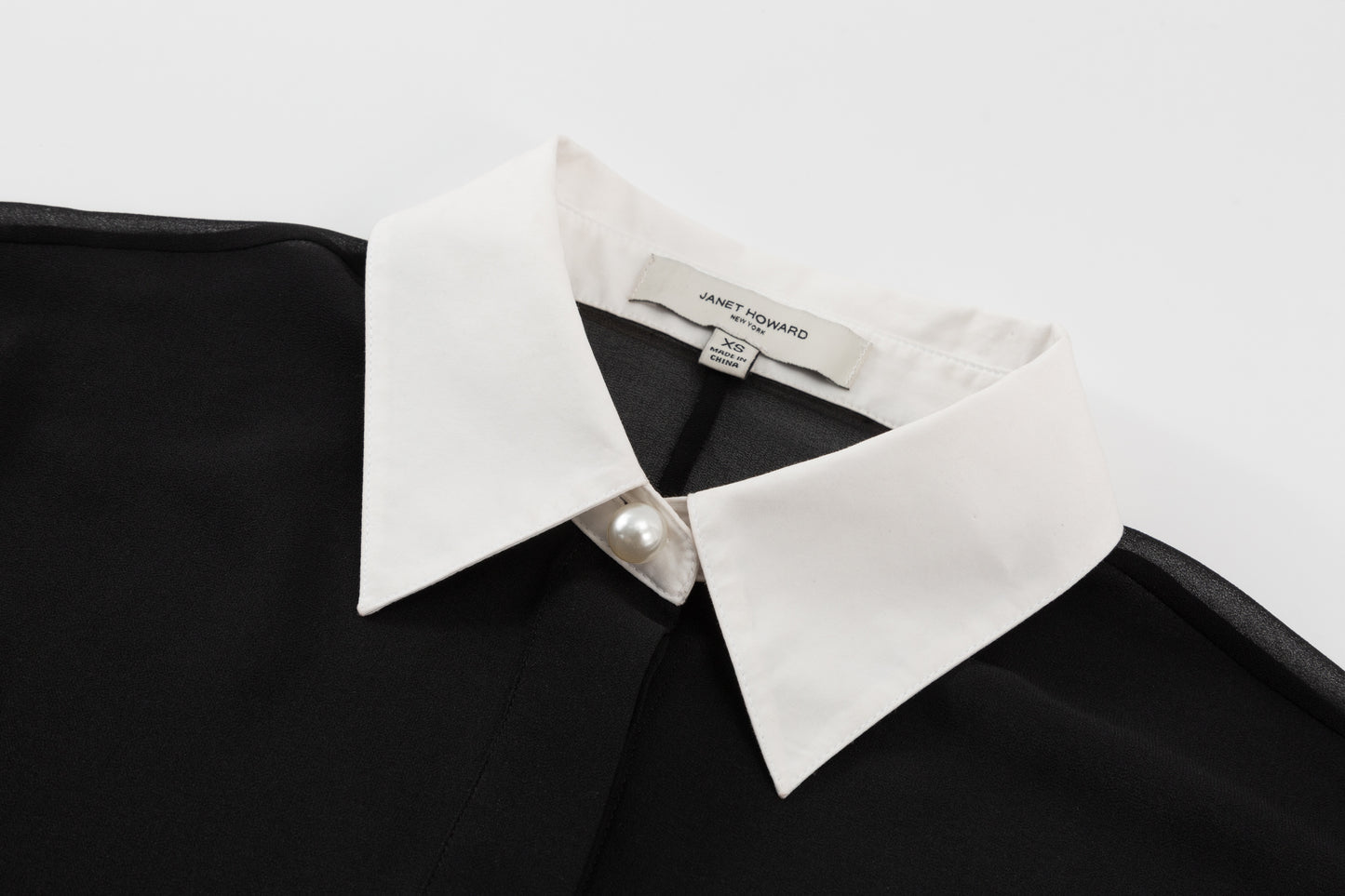Carter Blouse - Black/White