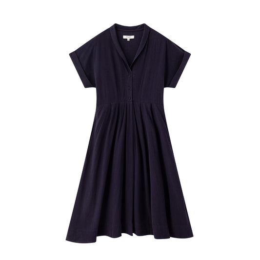 Camilla Day Dress - Navy