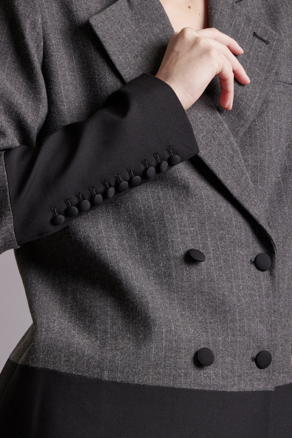 Lauren Oversized Contrast Blazer