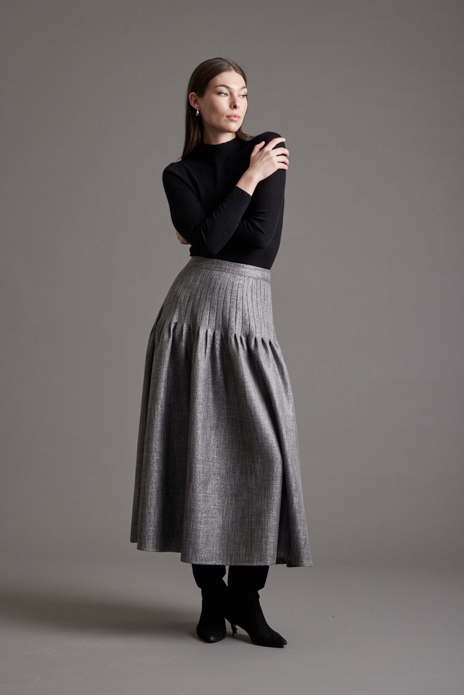 Lucia Sculpted Full Skirt