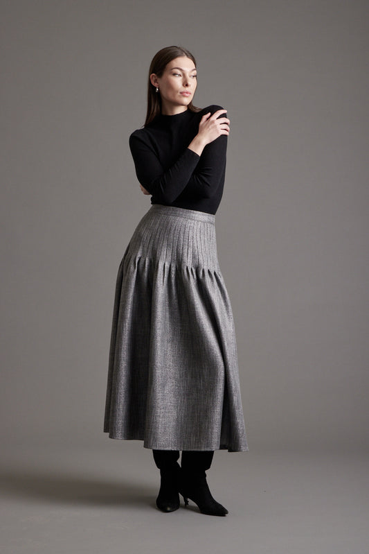 Lucia Sculpted Full Skirt