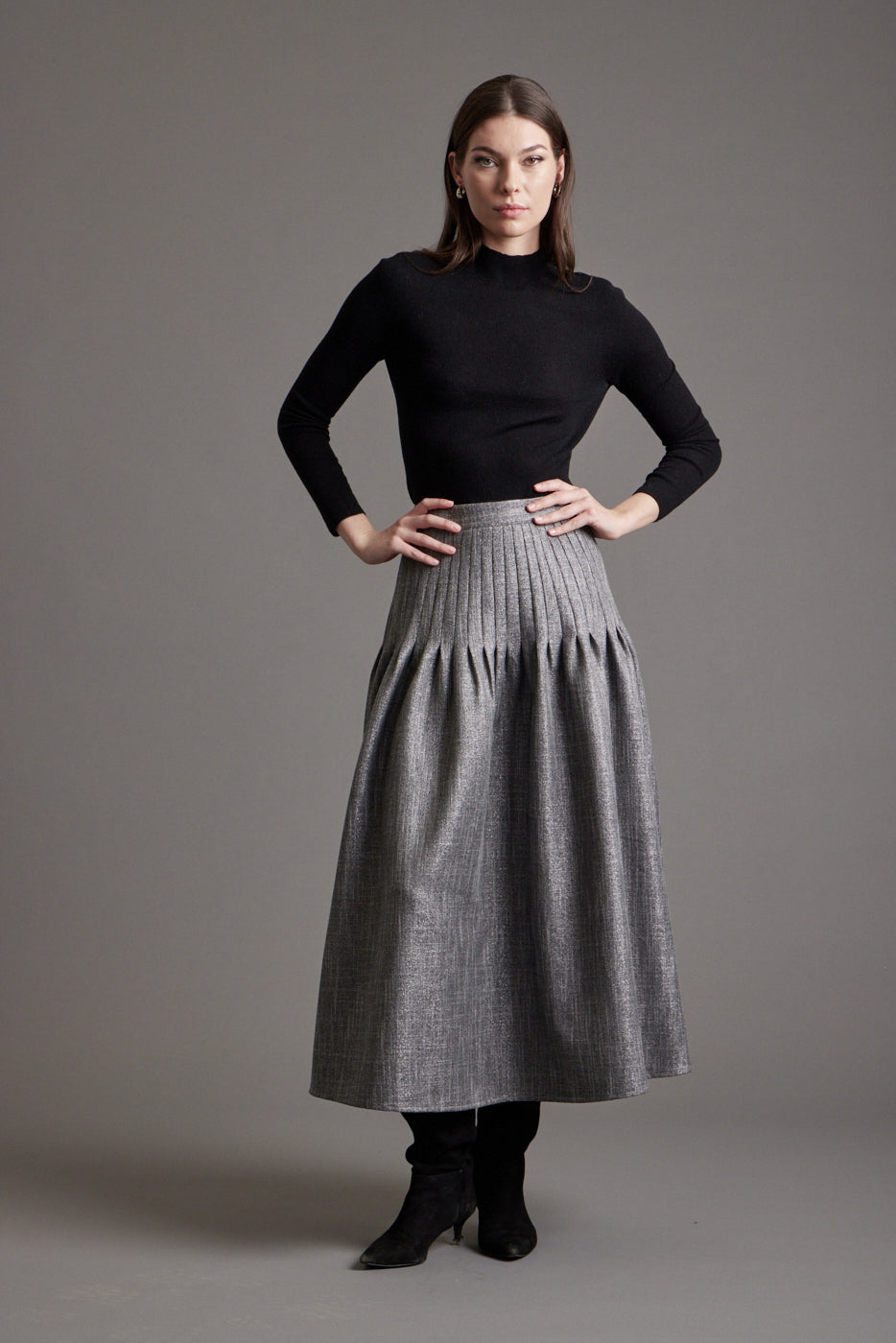 Lucia Sculpted Full Skirt