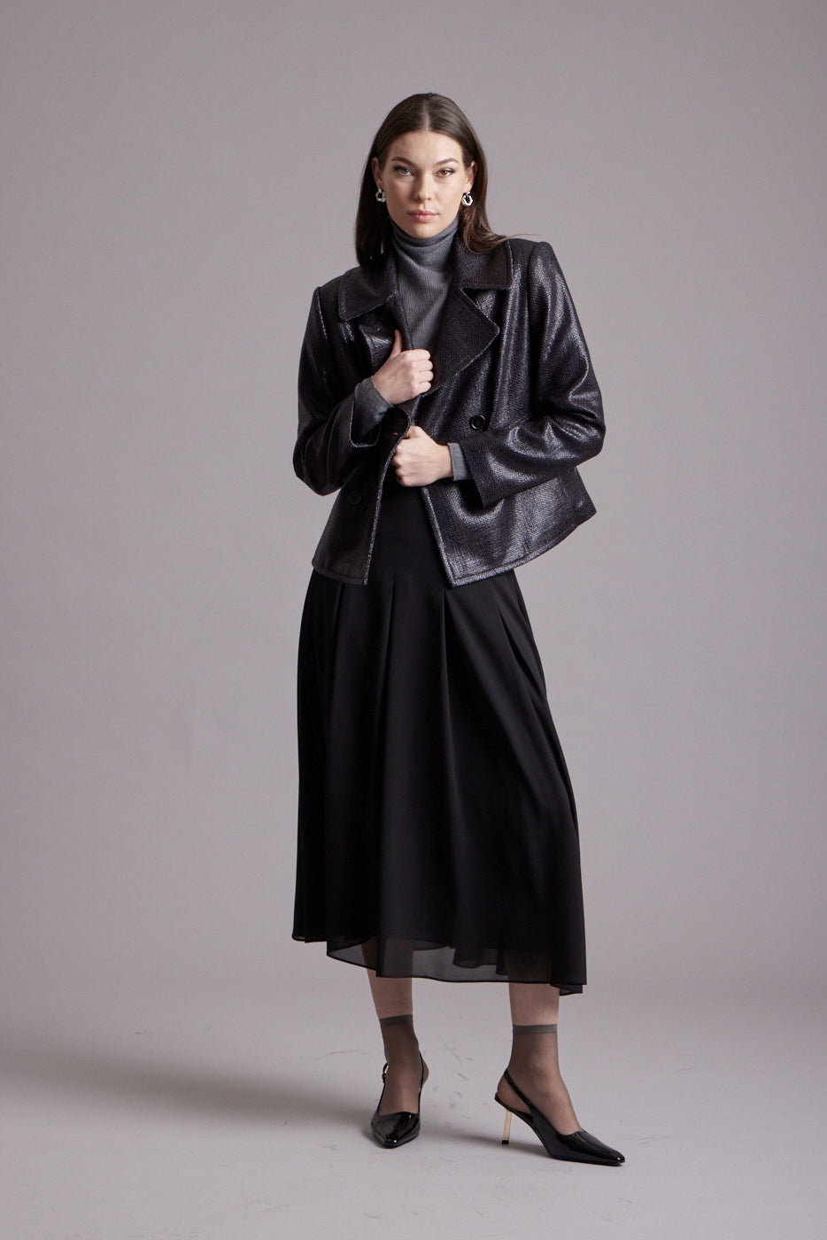 Ballet Chiffon Skirt - Black