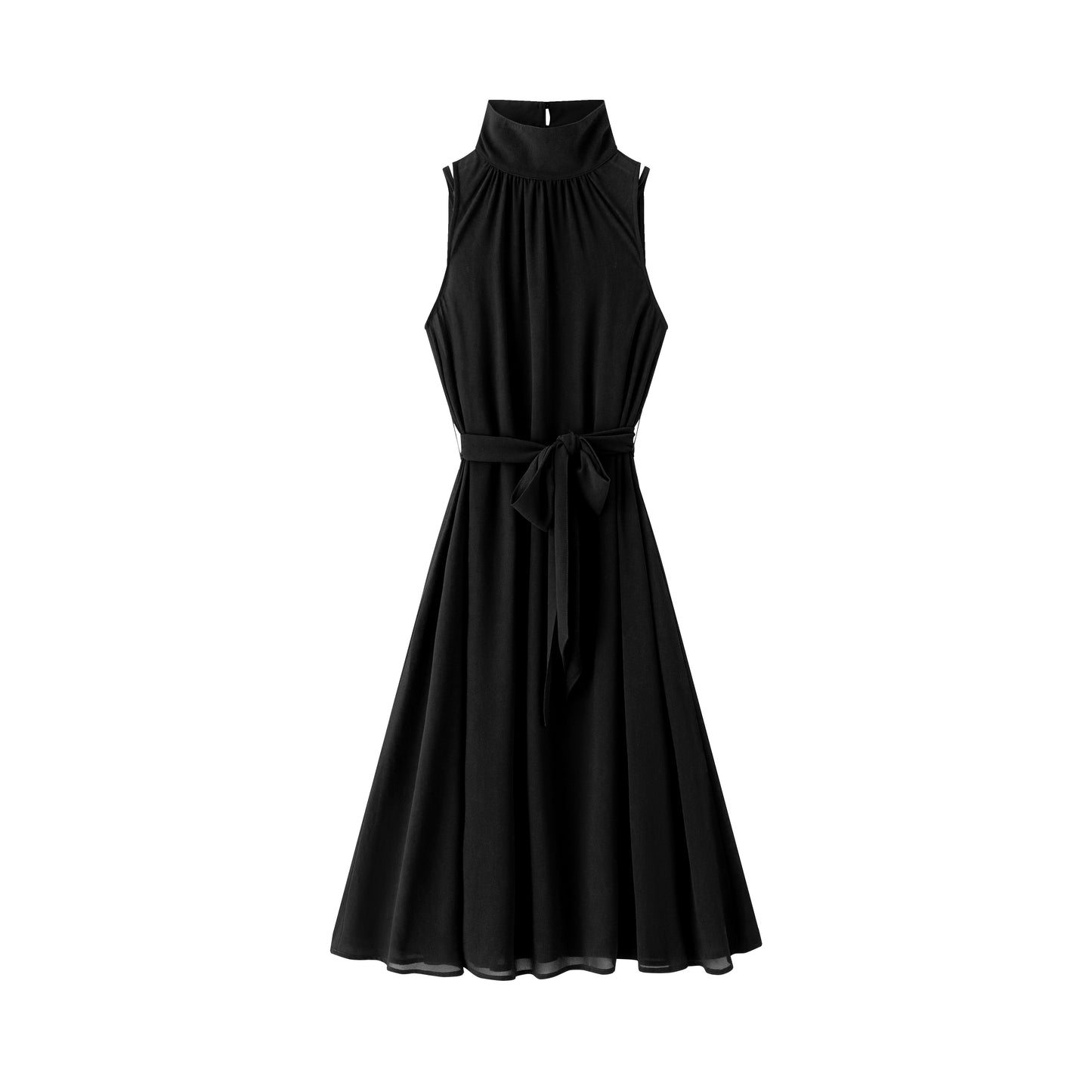 Noelle Sleeveless Dress - Black