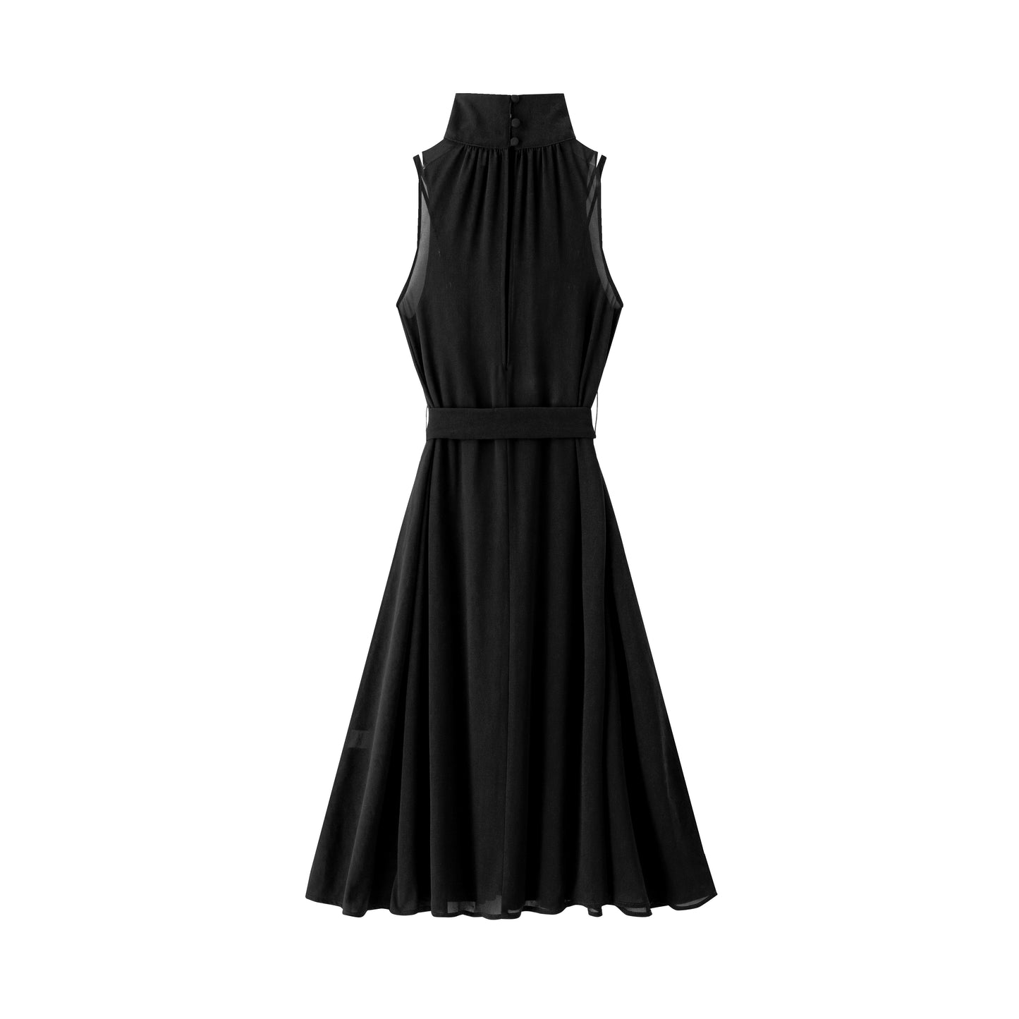 Noelle Sleeveless Dress - Black