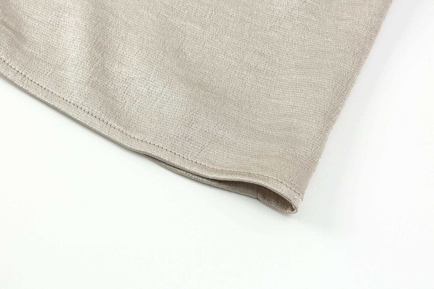 Olivia Gathered Back Blouse - Taupe