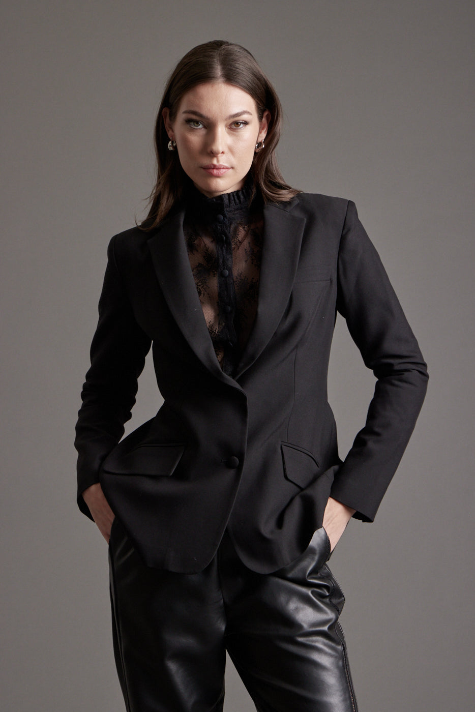 Willow Gathered Back Blazer