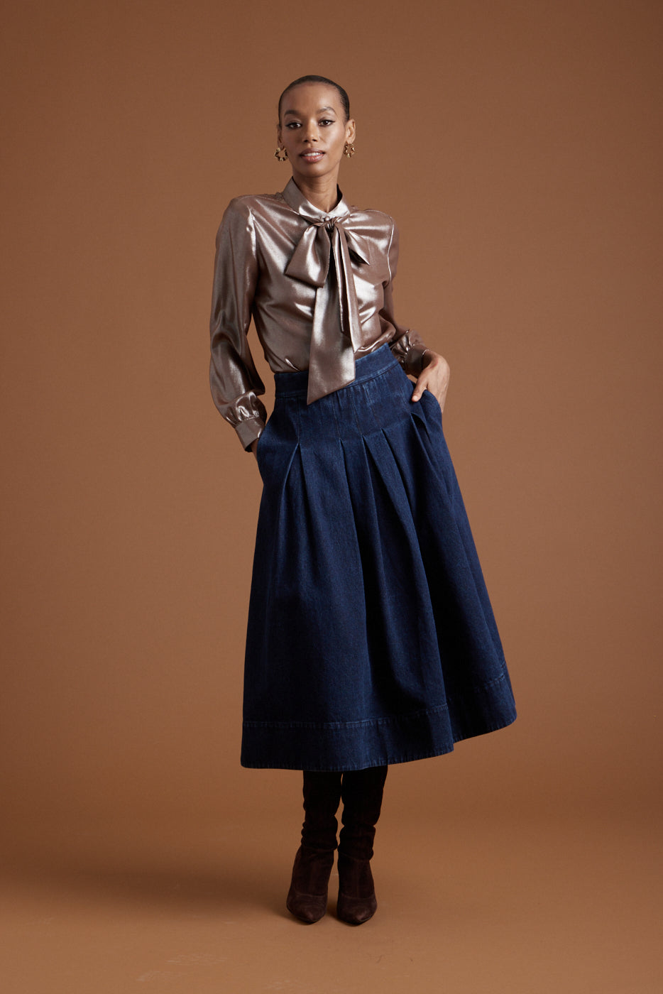Peyton Bow Blouse