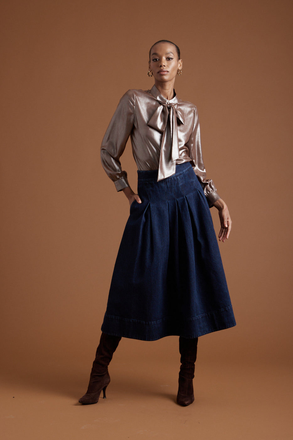 Peyton Bow Blouse