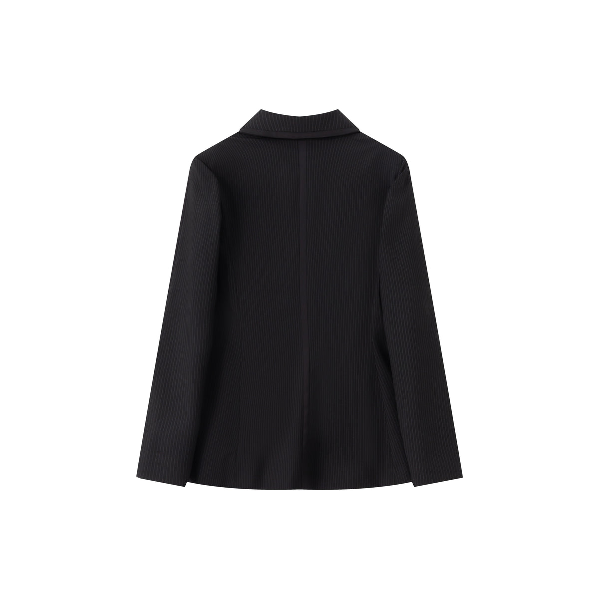 Anderson Blazer - Black Pinstripe W/Black