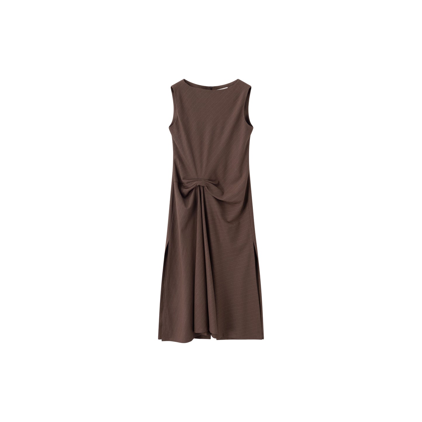 Hayley Dress - Cinnamon Stripe