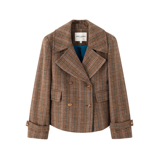 Kensington Blazer - Brown Check