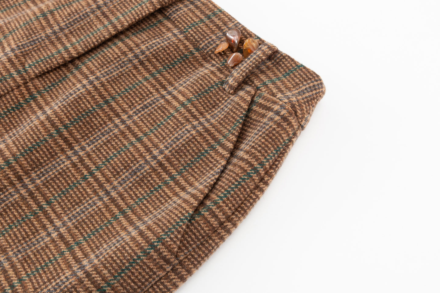 Alice Skirt - Brown Check