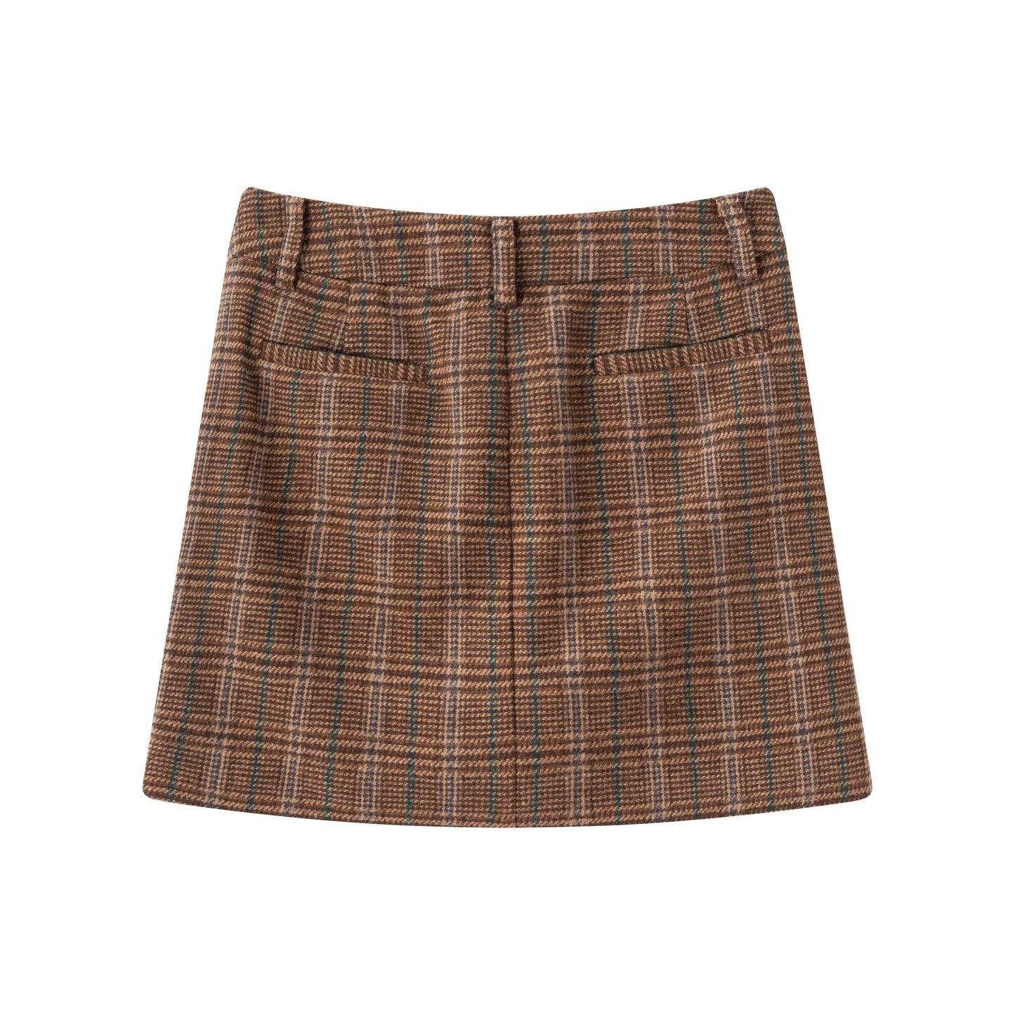 Alice Skirt - Brown Check