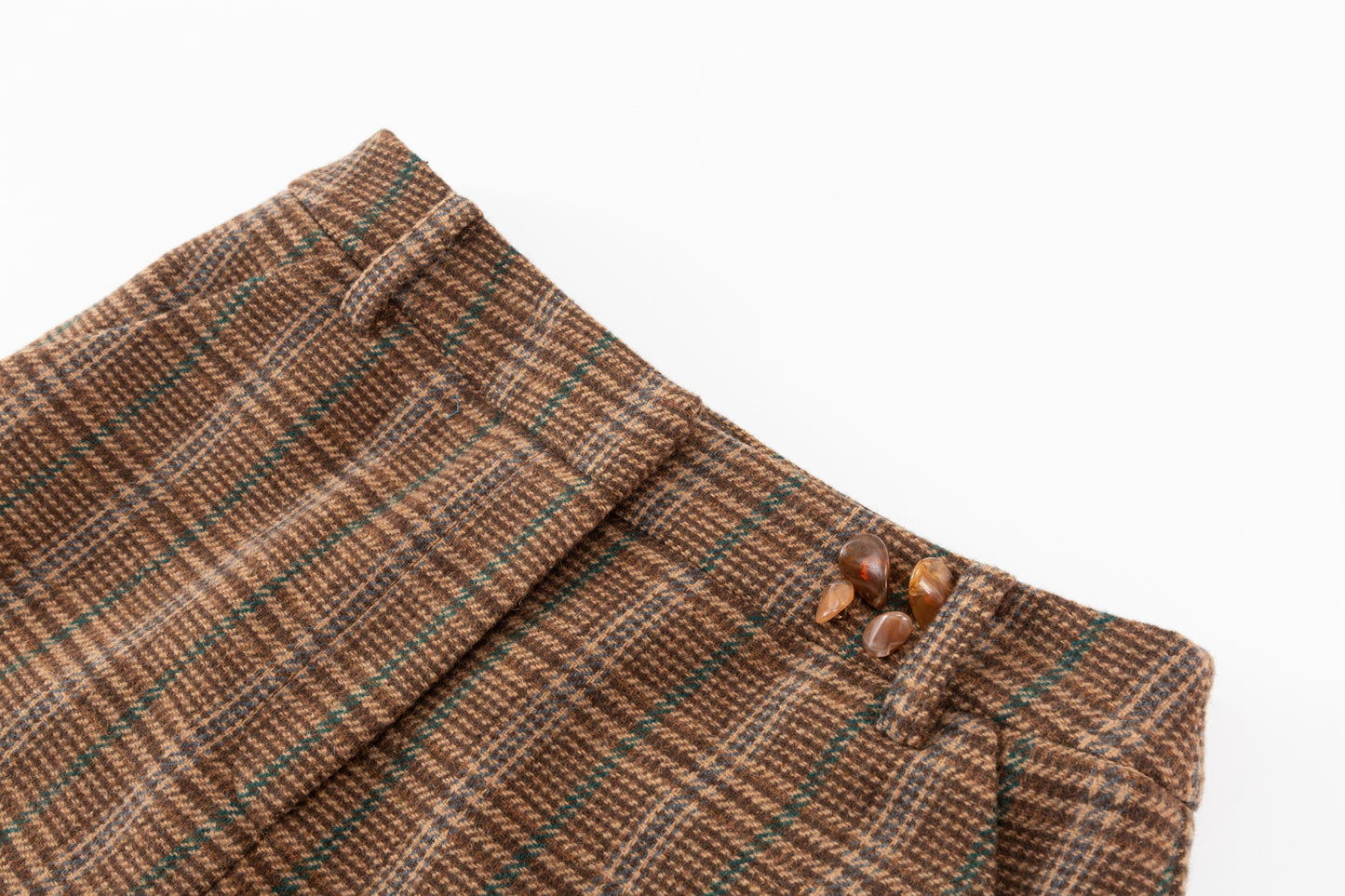Alice Skirt - Brown Check