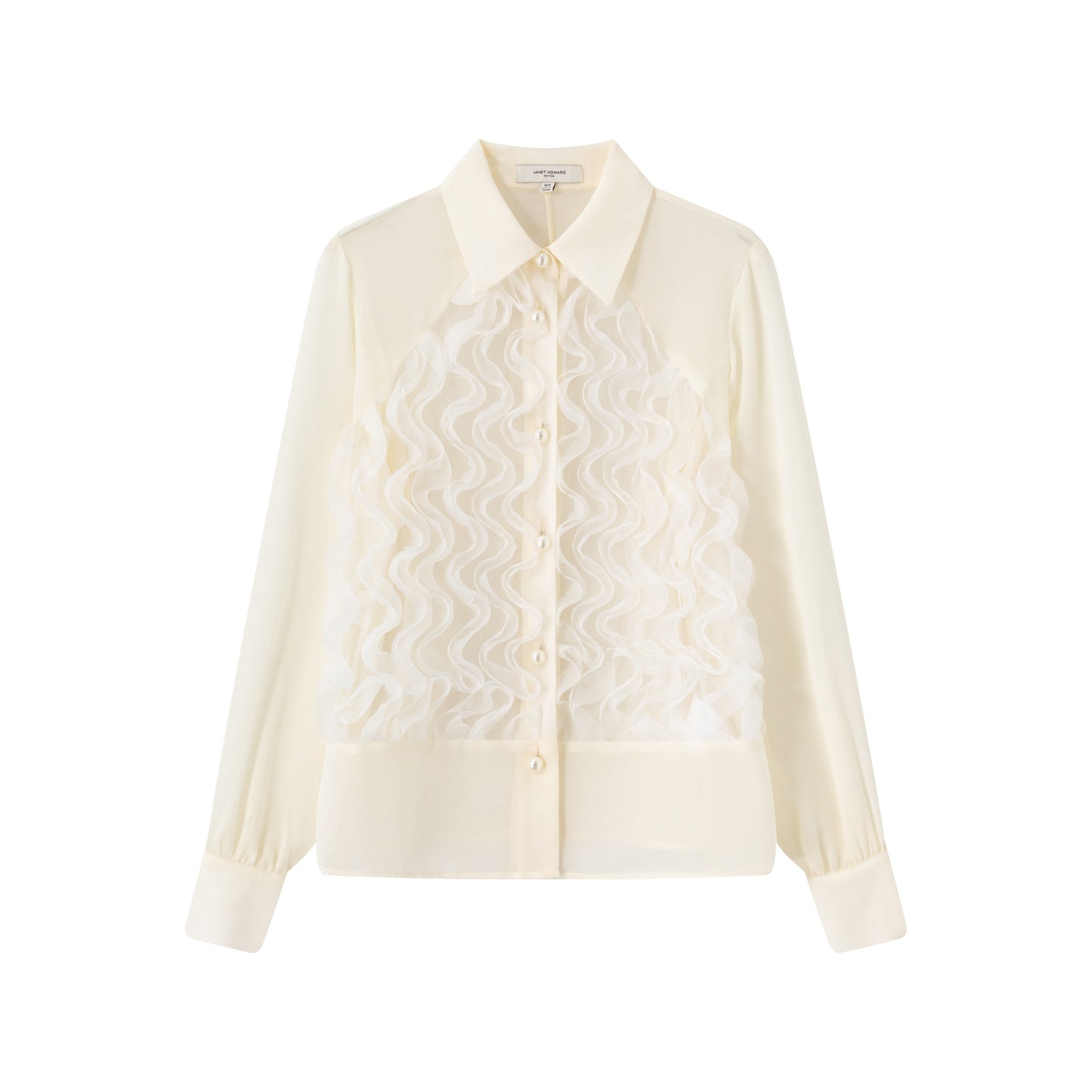 Riley Tux Blouse - Ivory