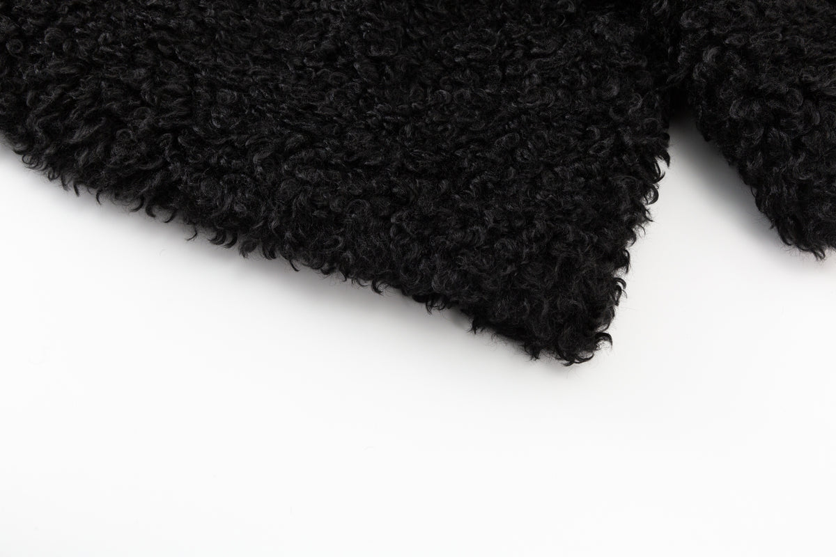 Cynthia Fur Topper - Black