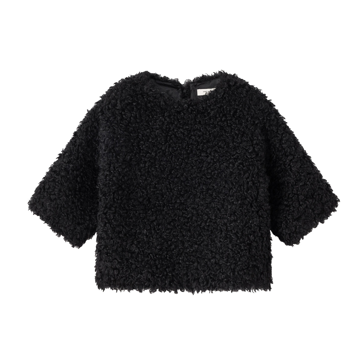 Cynthia Fur Topper - Black