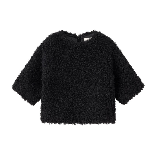 Cynthia Fur Topper - Black