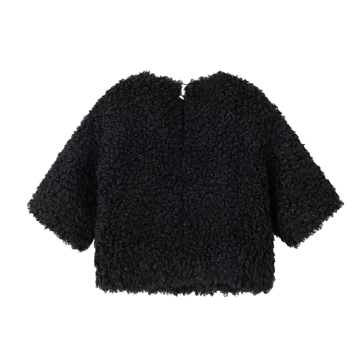Cynthia Fur Topper - Black