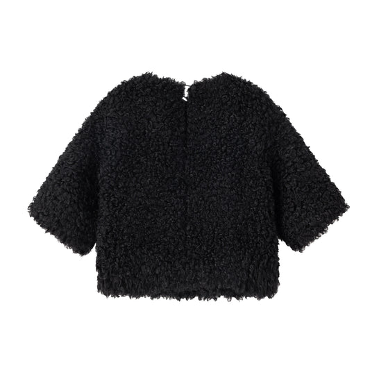 Cynthia Fur Topper - Black
