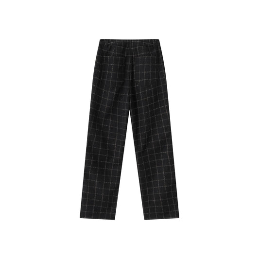 Amanda Trouser - Black Plaid
