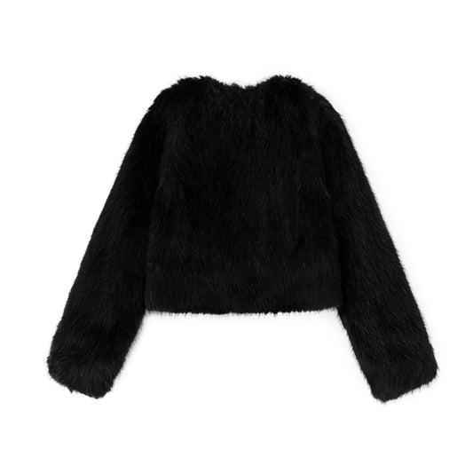 Fur Jacket - Black
