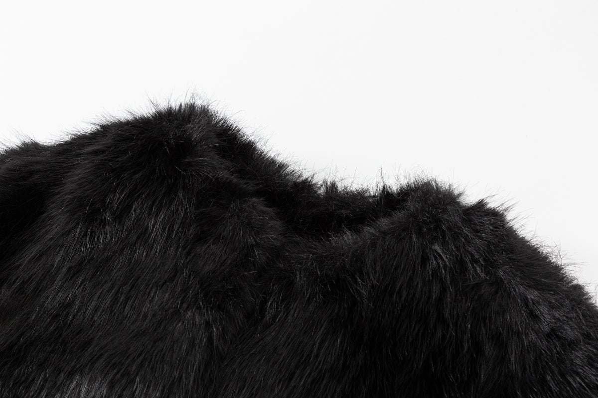 Fur Jacket - Black